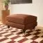 SOLACE+CO Addison Footstool with Caster Legs
