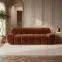 SOLACE+CO Macy Large 3 Seater Velvet Sofa