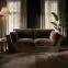 3 seater velvet sofa with minimalist design and deep cushioned seating - thumbnail
