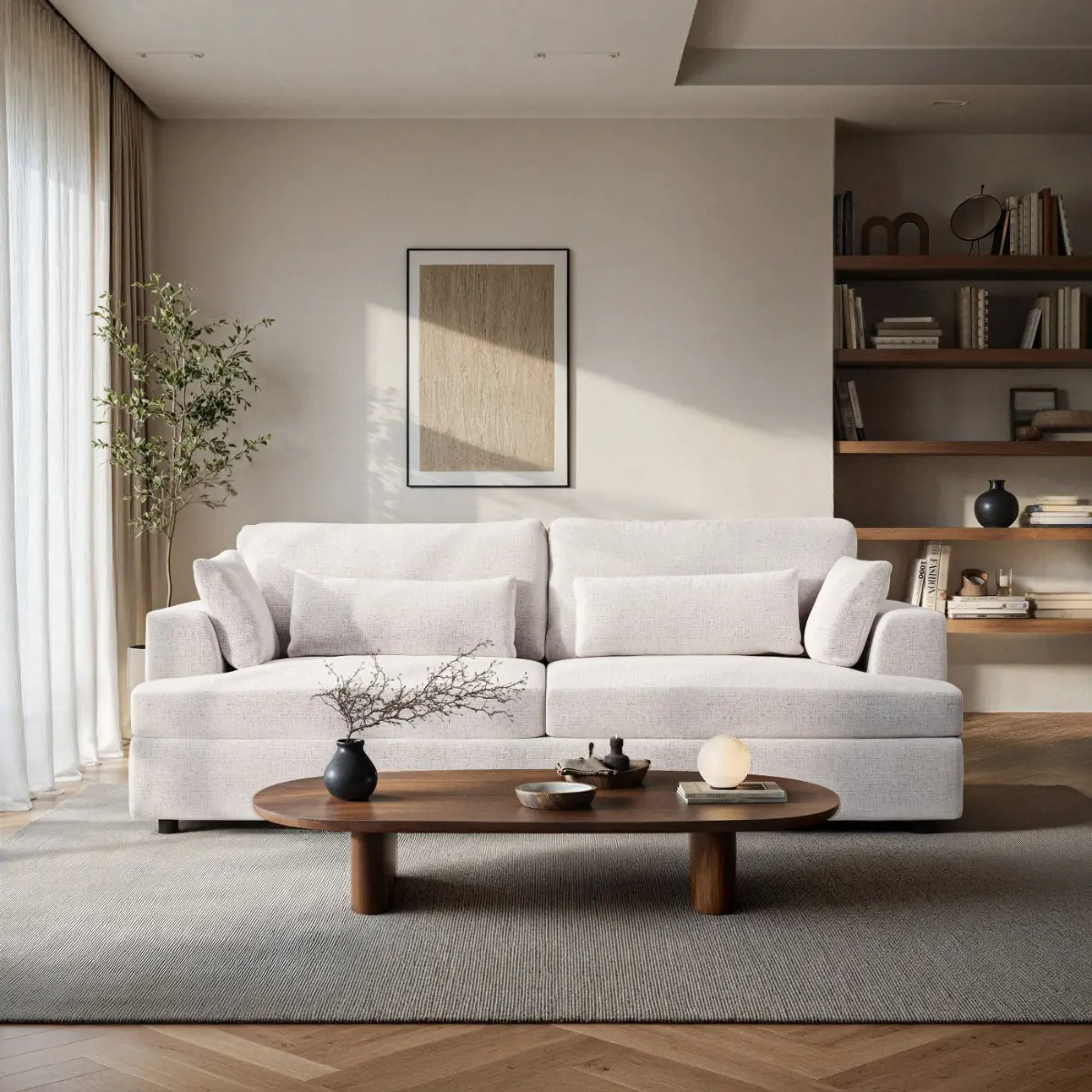 SOLACE+CO Drew 3 Seater Sofa