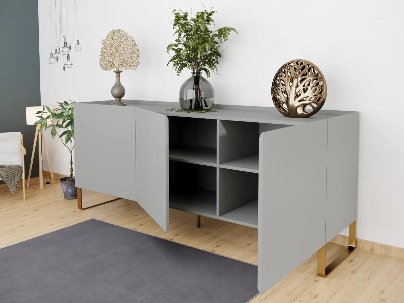 Grey sideboard