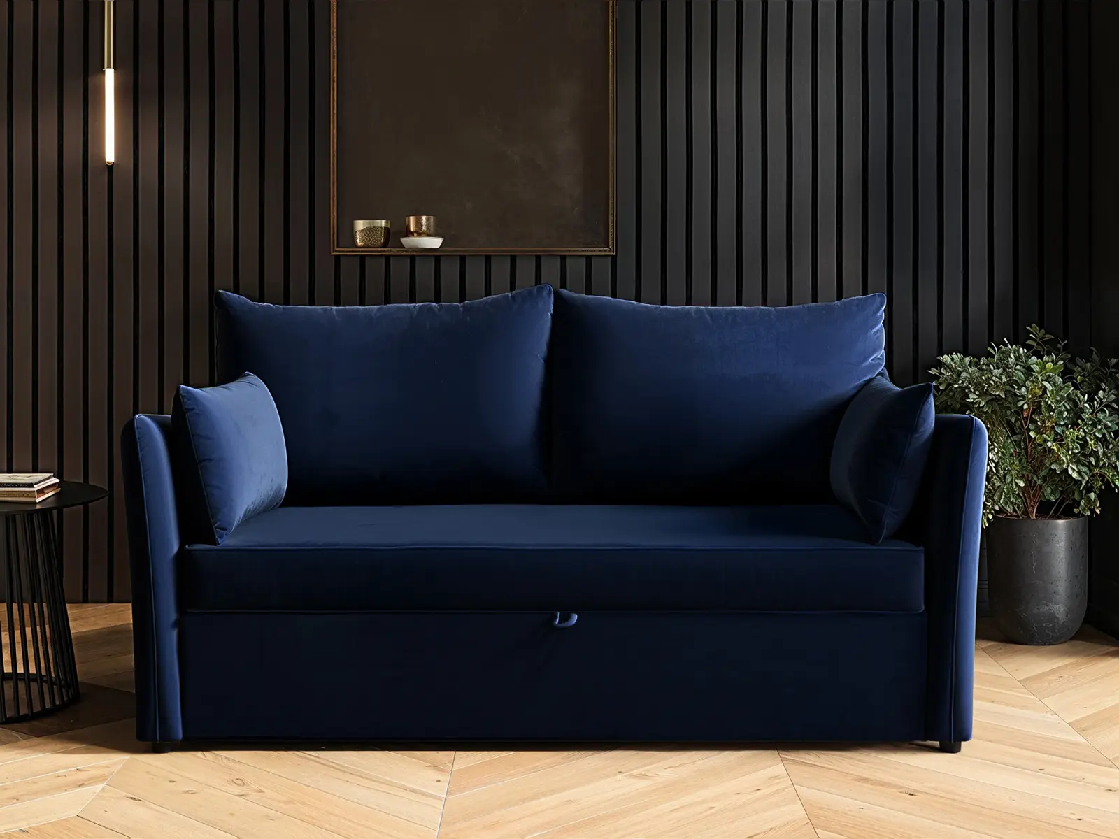 SOLACE+CO Skyler 2 Seater Sofa Bed Velvet