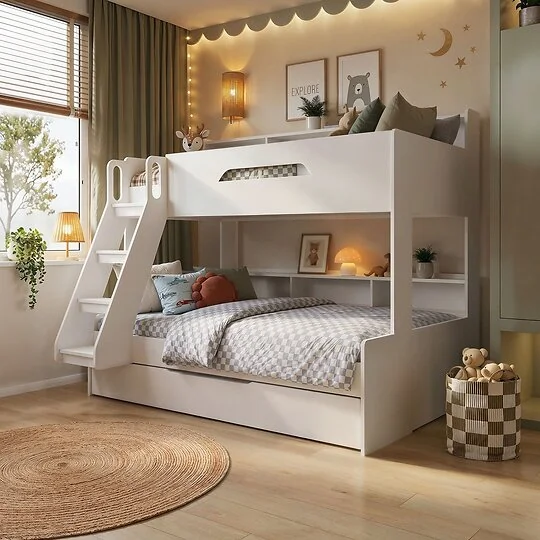 Flair Interstellar Triple Bunk Bed with Trundle