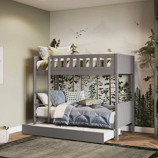 Flair Bea shorty wooden bunk bed with trundle