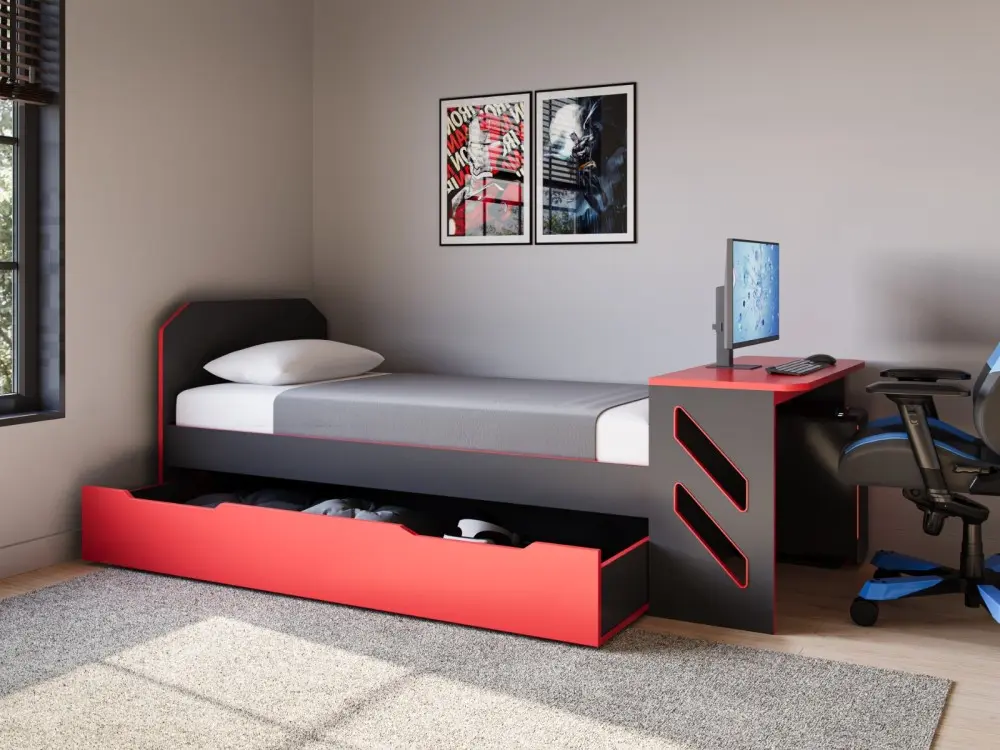 Recoil Portal Gaming Single Bed