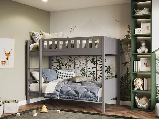 Flair Bea wooden bunk bed in grey