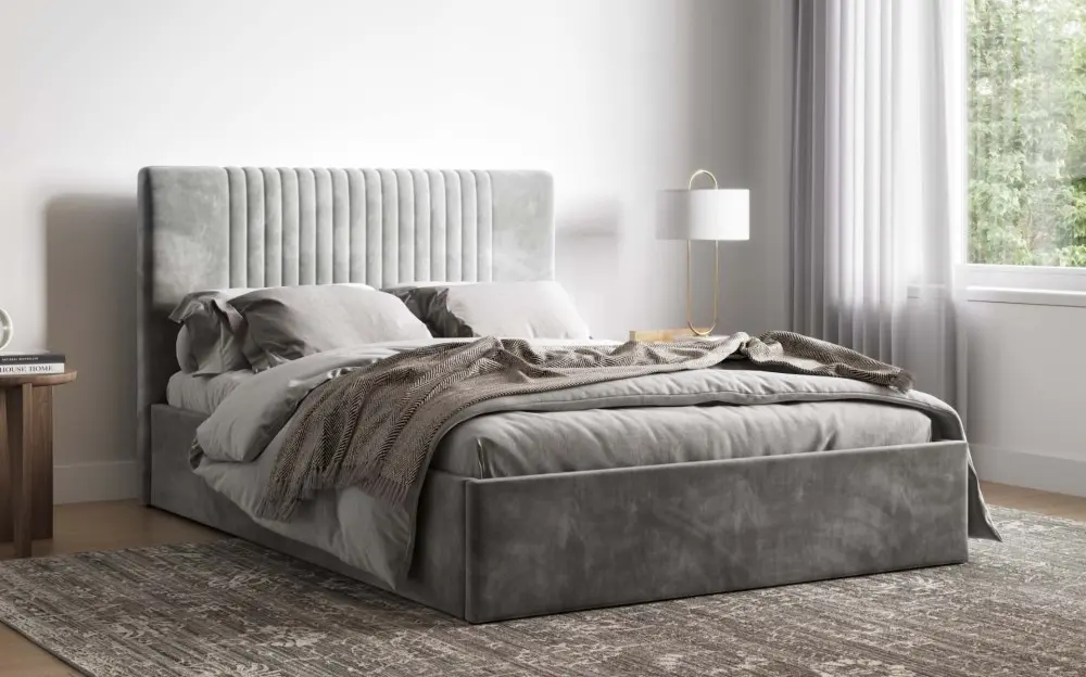 silver sonar ottoman bed frame