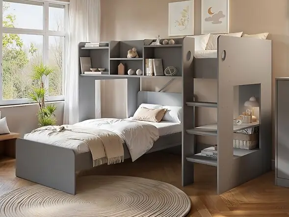 Flair Wizard Junior L Shaped Bunk Bed