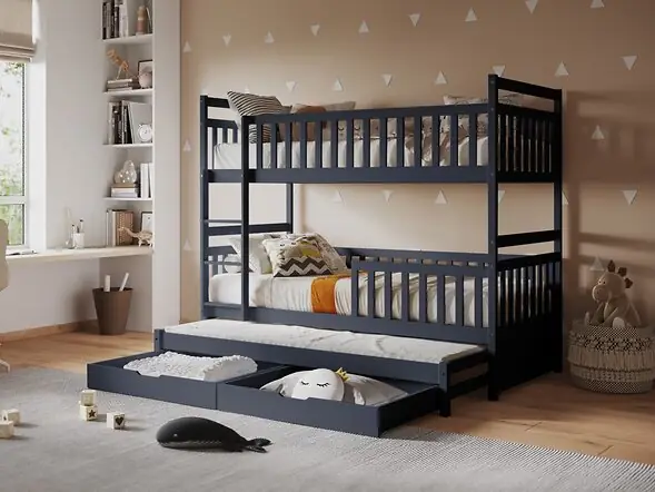 Flair Elvis Bunk Bed with Trundle & Drawers