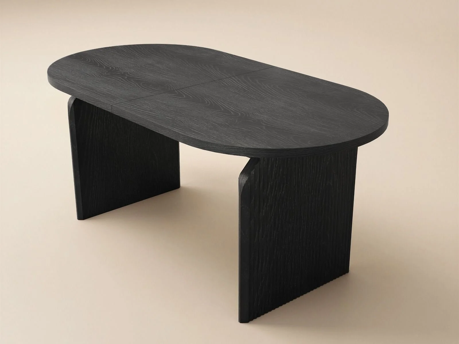 SOLACE+CO Varm Black Extendable Table with Bench & Aiko Green Chairs Dining Set – view 19