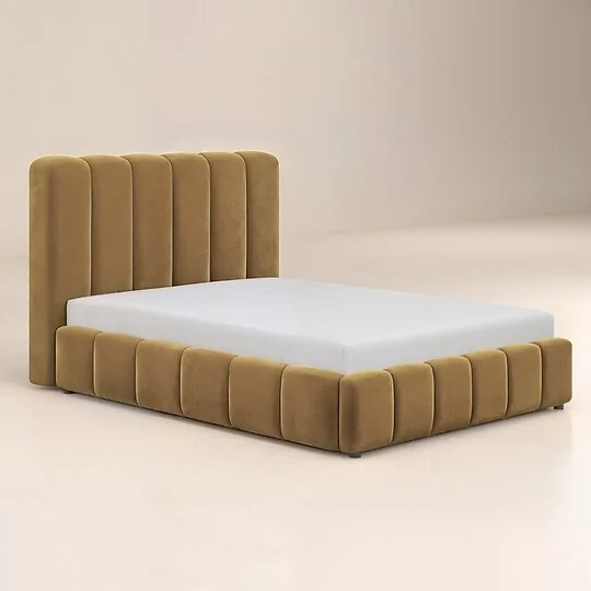 SOLACE+CO Emilie Ribbed Ottoman Bed