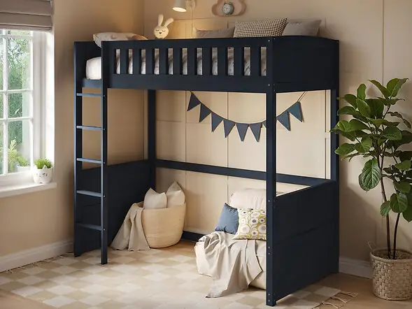 Flair Bea Wooden High Sleeper