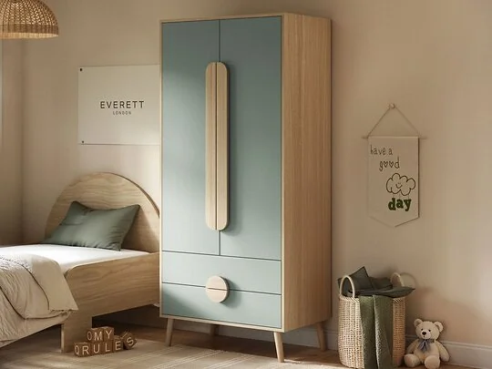 Flair Noah 2 Door Wardrobe with 2 Drawers