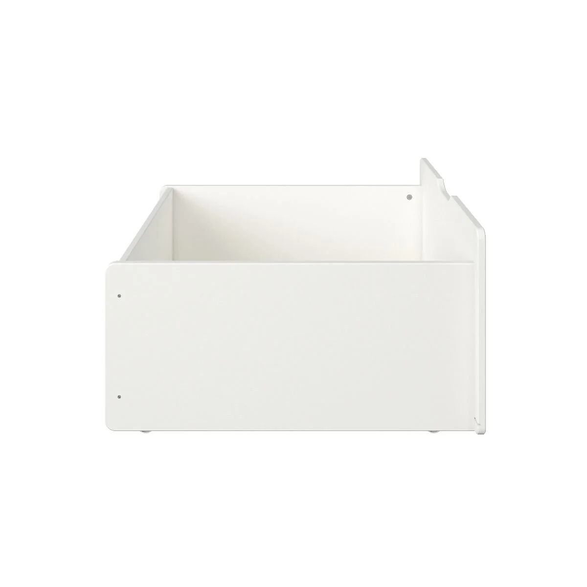 Noomi Solid Wood Shorty Mid Sleeper Bed With Crate Drawer Set White - White – view 12