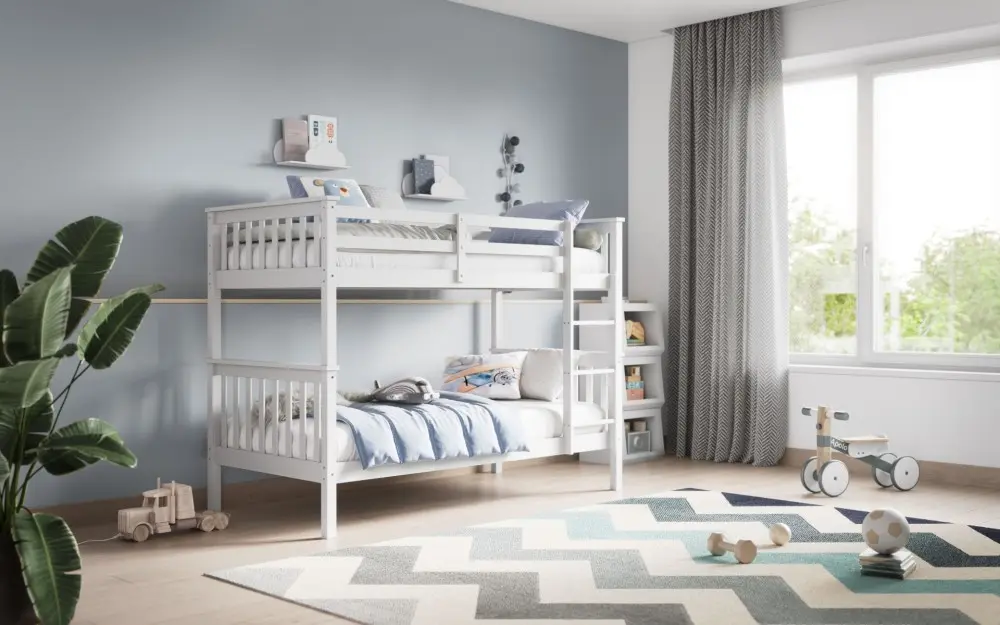 Flair Zoom Bunk Bed Small Single White