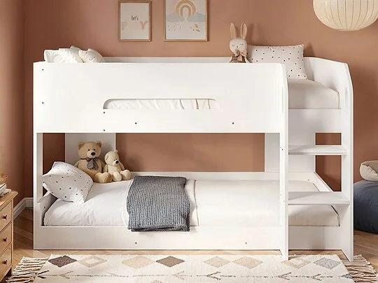 Flair Mystic white low pod bunk bed