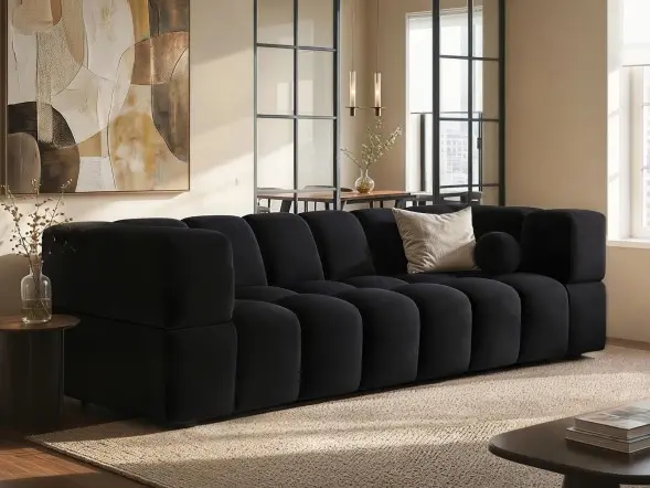 SOLACE+CO Jenson 4 Seater Cloud Bubble Sofa 