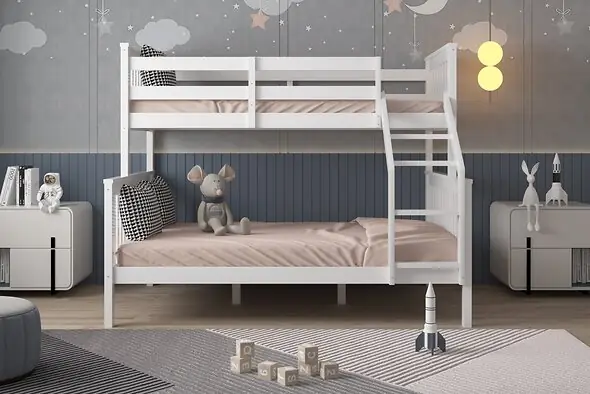 Flair Wooden Zoom Triple Bunk Bed
