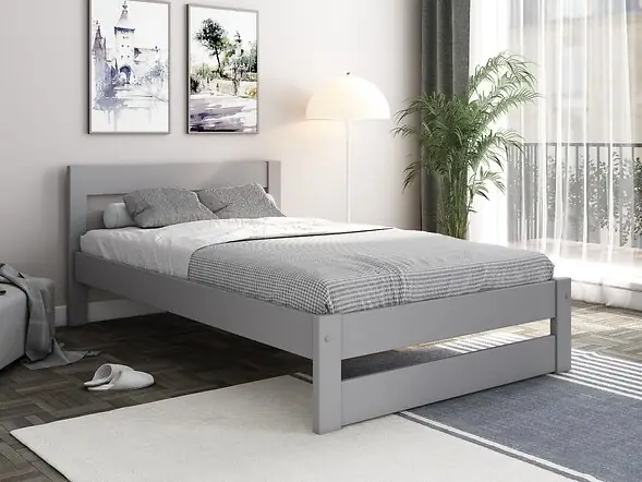 Noomi Tera Solid Wood Small Double Bed (FSC-Certified)
