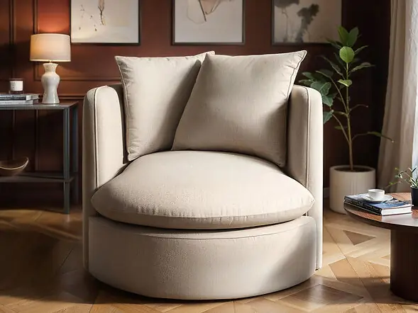 SOLACE+CO Maisie Swivel Armchair