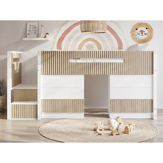 Flair Luca single mid sleeper with 6 drawers