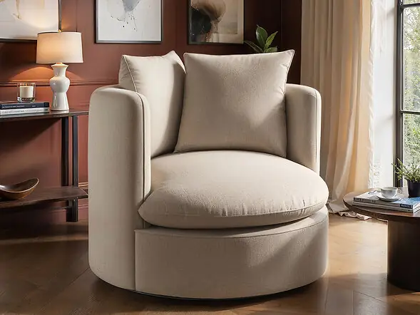 SOLACE+CO Maisie Swivel Armchair