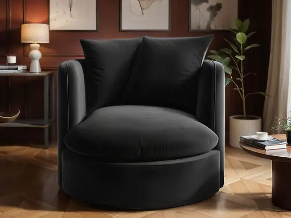 SOLACE+CO Maisie Swivel Armchair
