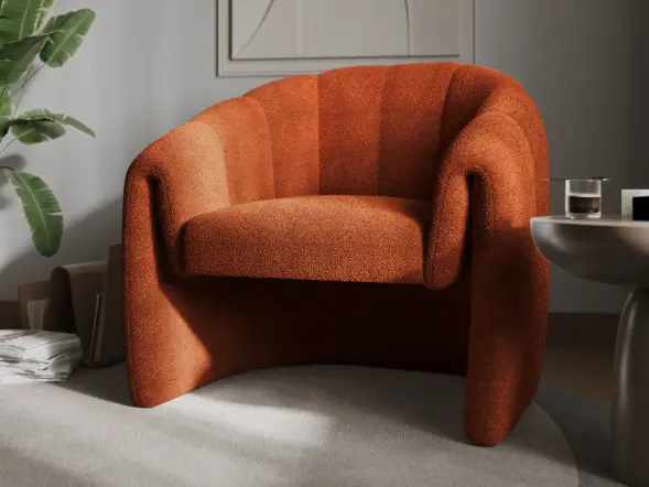 Flair Nolia Boucle Accent Chair