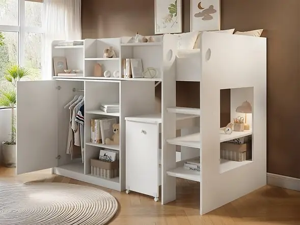 Flair Wizard Junior Mid High Sleeper Workstation
