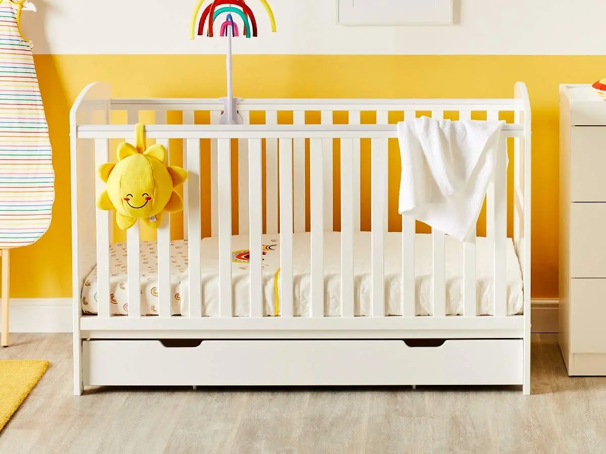 Cot with under storage