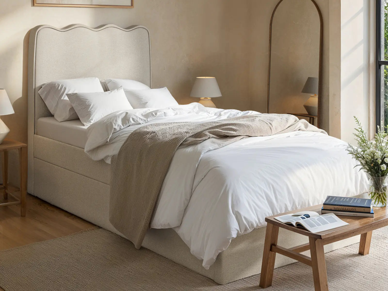 Fabric and Upholstered Beds