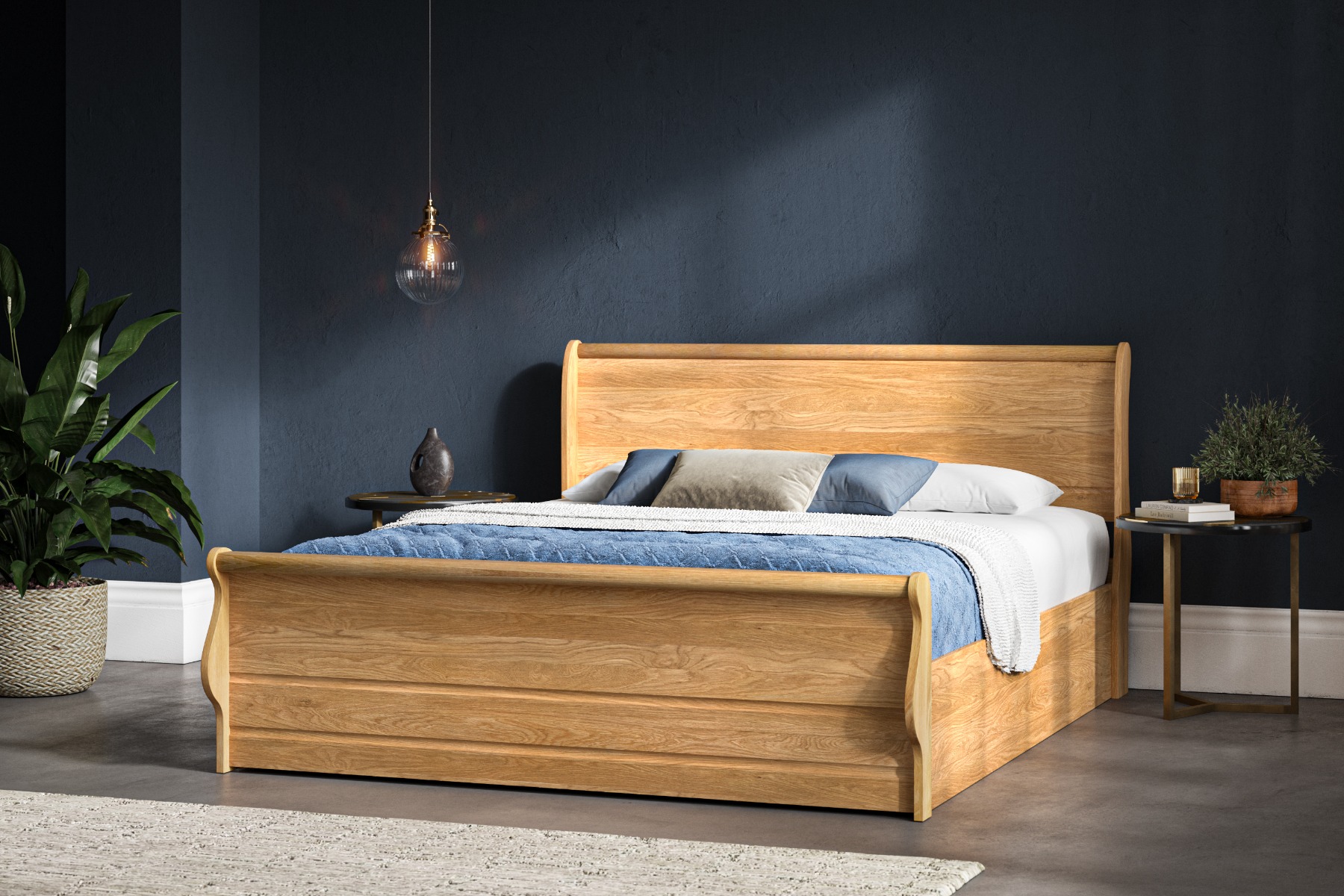 Wooden Sleigh Beds